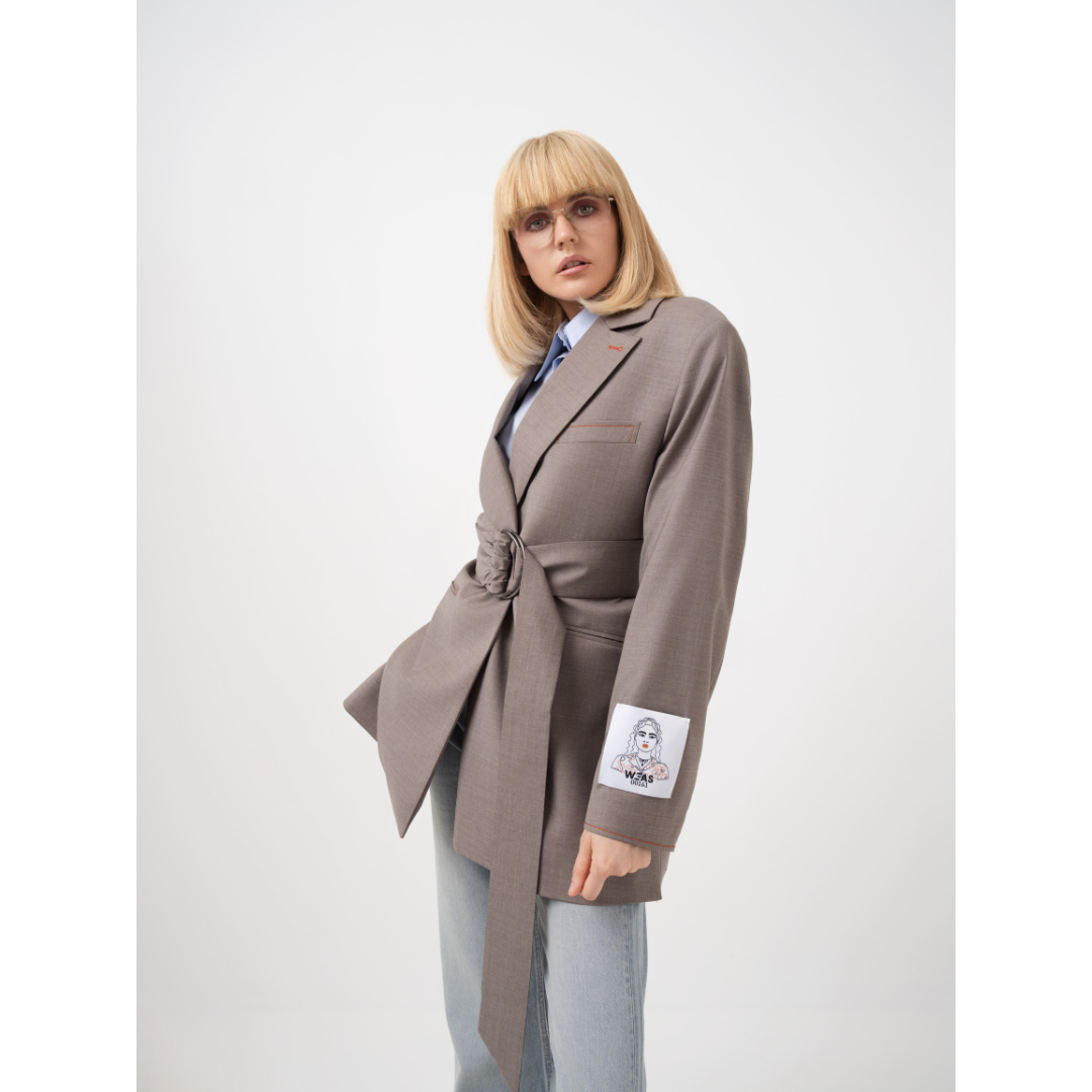 Belted Wool Jacket