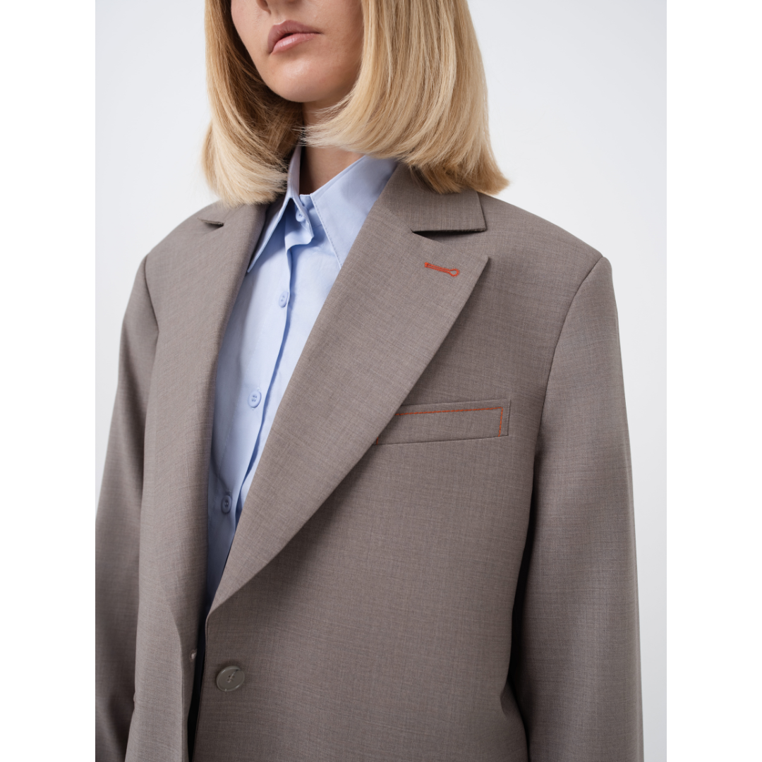 Belted Wool Jacket