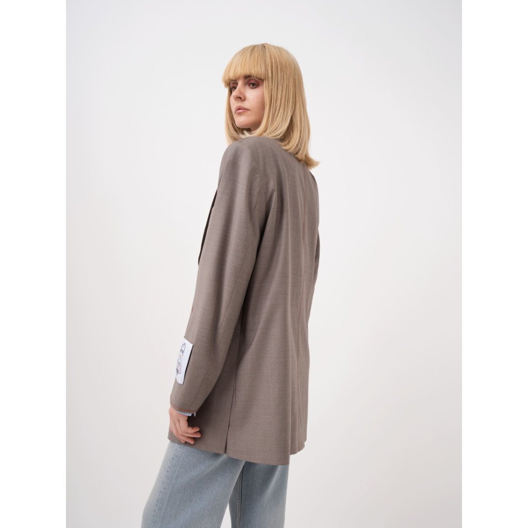 Belted Wool Jacket